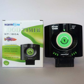 เครื่องให้อาหารปลากุ้ง Warmtone FOOD TIMER WT-180A ตั้งได้ 6ครั้งต่อวัน