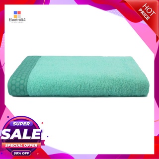 ผ้าขนหนู ROSE HONEYCOMB 27X54 นิ้ว สีเขียวTOWEL ROSE HONEYCOMB 27"X54" GREEN