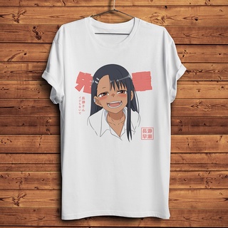 [COD]เสื้อยืดลําลอง แขนสั้น พิมพ์ลายอนิเมะ Ijiranaide Nagatoro Hayase san สีขาว สําหรับผู้ชาย และผู้หญิง