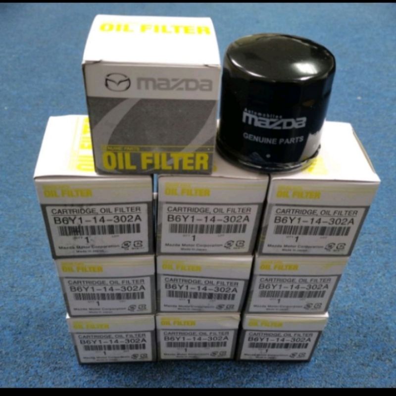 กรองน้ํามันเครื่อง MAZDA 2,3 SKYACTIVE, RX7,RX8, 323, FORD LASER,TELSTAR (B6Y1-14-302A)