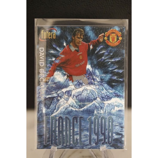 DAVID BECKHAM 1998 Futera Manchester United Football Card Insert