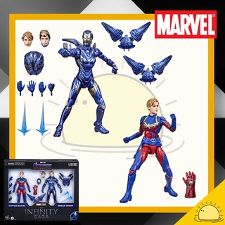 Marvel Legends Series 6-inch Scale Action Figure Toy Captain and Rescue Armor 2-Pack, Infinity Saga