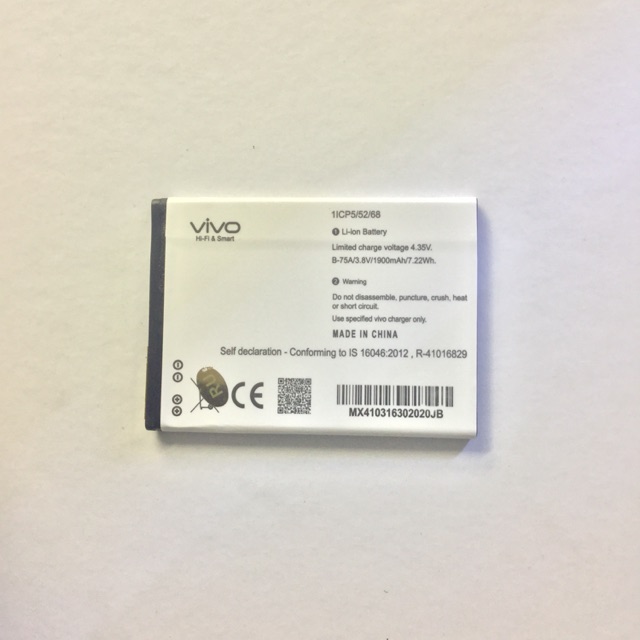 แบตเตอรี่ Vivo Y22,Y21,Y15