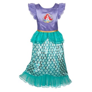 ชุดนอนกระโปรง Disney Ariel Sleep Gown for Girls ไซส์ XS(4) และ S(5/6) จาก Disneystore อเมริกา