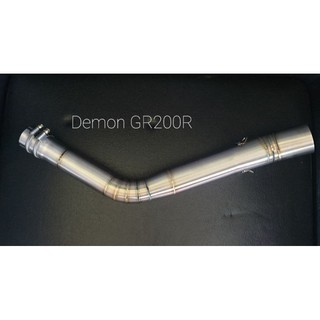 สลิปออน สำหรับ Demon GR 200R งานสแตนเลส