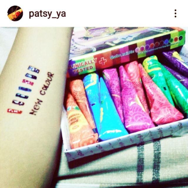 Henna tattoo สีเพ้นท์ตัว