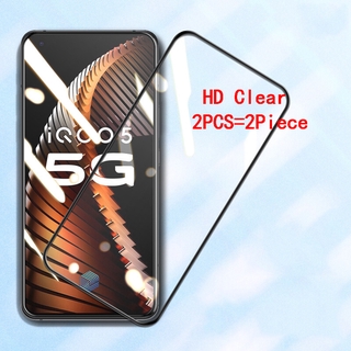 2PCS Vivo iqoo neo 5 3 Anti Blue Ray กระจกนิรภัย สำหรับ Vivo iqoo neo 3 2.5D 9H ป้องกันลายนิ้วมือ ป้องกันหน้าจอ ฟิล์ม