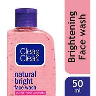 ❄Clean &amp; Clear Natural Bright Face Wash 50 ml.❄