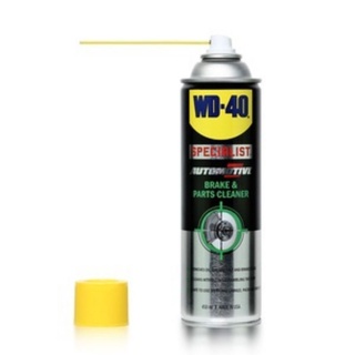 WD-40 SPECIALIST AUTOMOTIVE สเปรย์ล้างเบรค (Break&amp;Parts Cleaners)ขนาด 450 มิลลิลิตรใช้ล้างขจัดคราบน้ำมันเบรค จาระบี และสิ่งสกปรกช่วยขจัดเสียงเบรคหอน และคลัตช์ลื่น