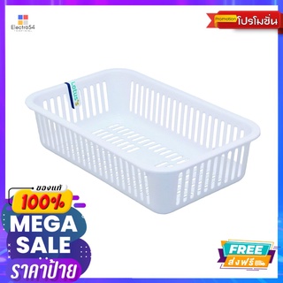 LOTUSS ตะแกรงเหลี่ยมขาว #173-2LOTUSS RECTANGULAR BASKET WHITE#173-2