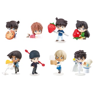 🌈💥 พร้อมส่ง 💥 Re-ment Detective Conan Chokonto! Cafe Time 1 BOX 8 Pcs Set ขายยกกล่อง 1 กล่อง มี 8 ชิ้น ของแท้ ใหม่ มือ 1