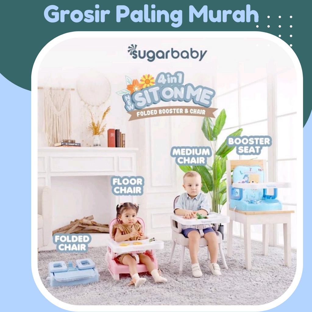 [ฟรี BUBBLE WRAP] Sugarbaby 4in1 SitOnMe พับ Booster & Chair / Sugarbaby เก้าอี้ทานอาหารเด็ก