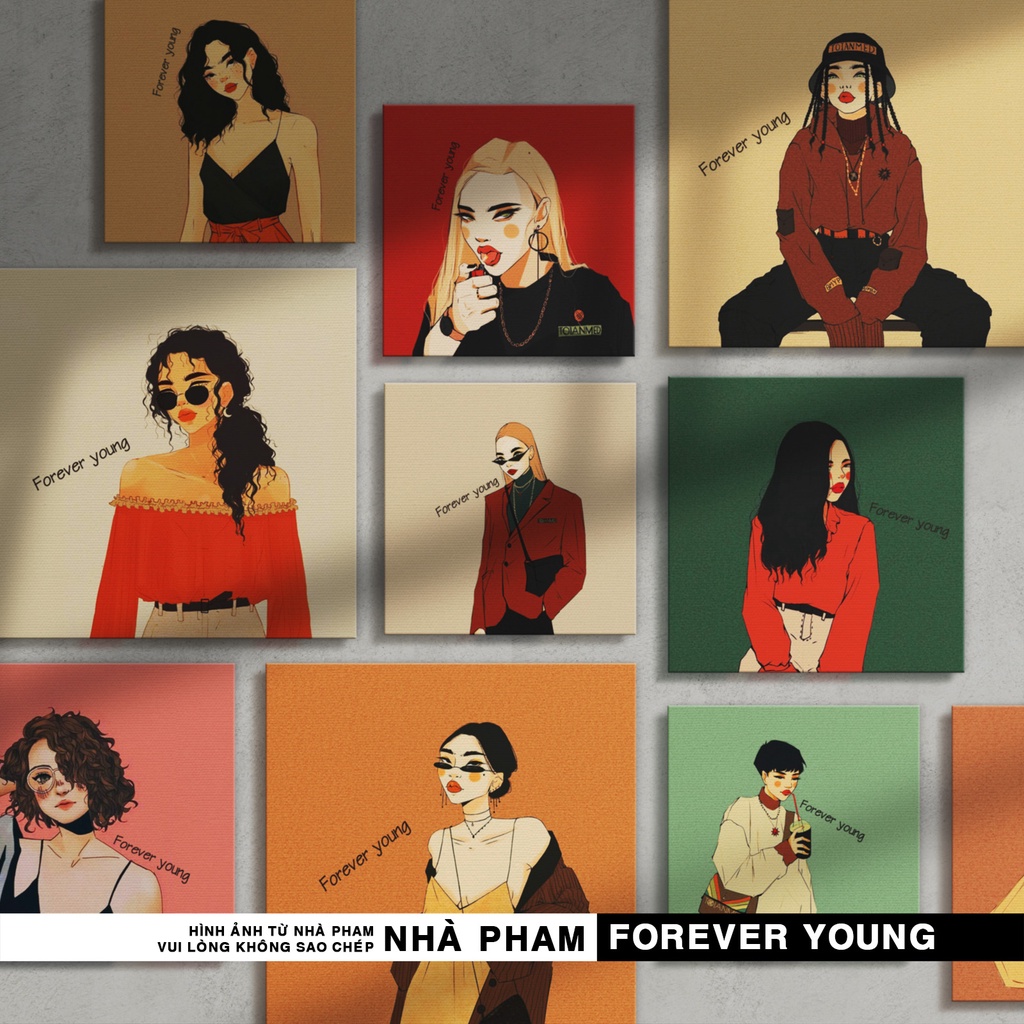 ภาพวาดผนัง FOREVER YOUNG (No1-20)