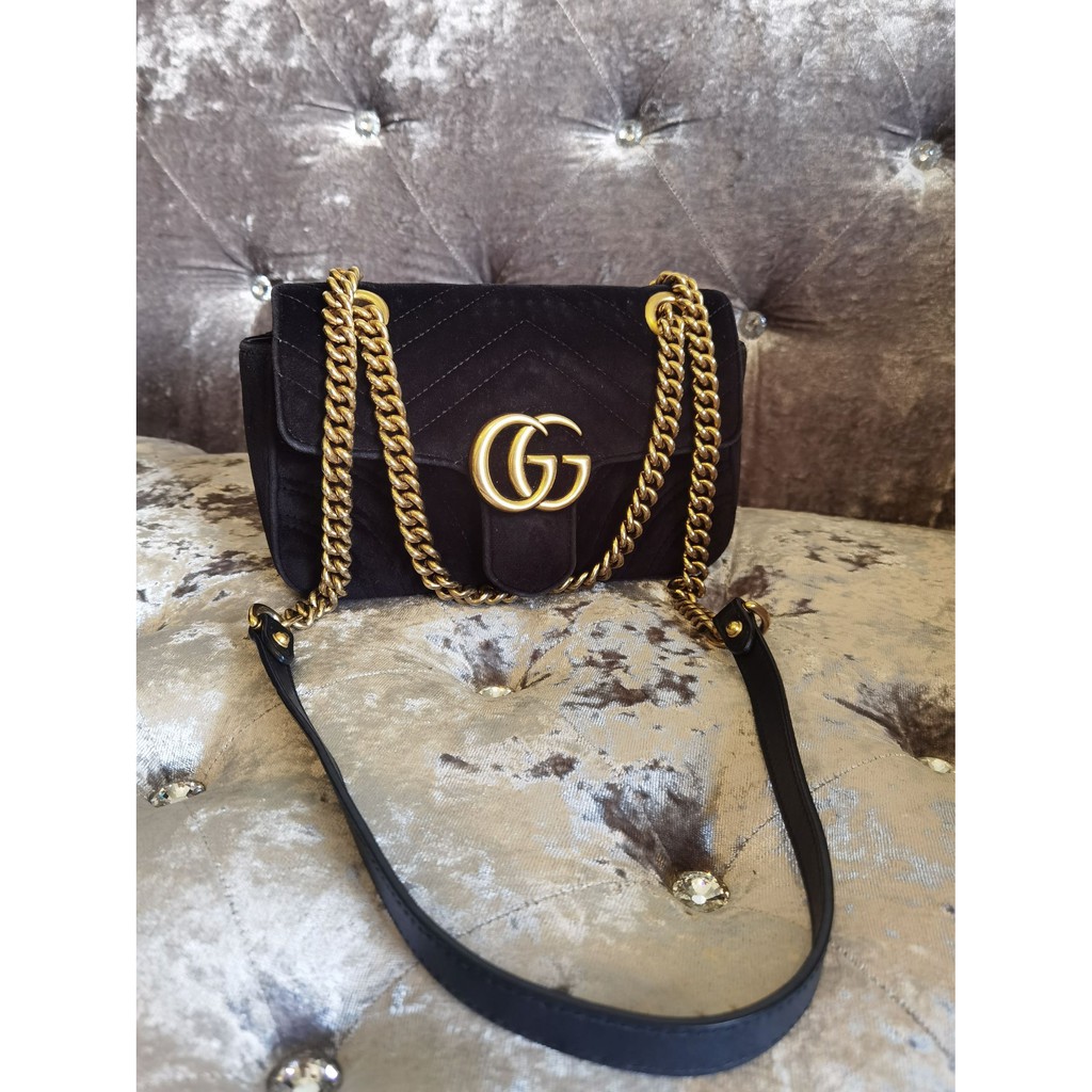 Gucci Marmont Velvet size 22