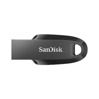 SanDisk Ultra Curve USB 3.2 Gen1 64GB Flash Drive (SDCZ550-064G-G46, Black)