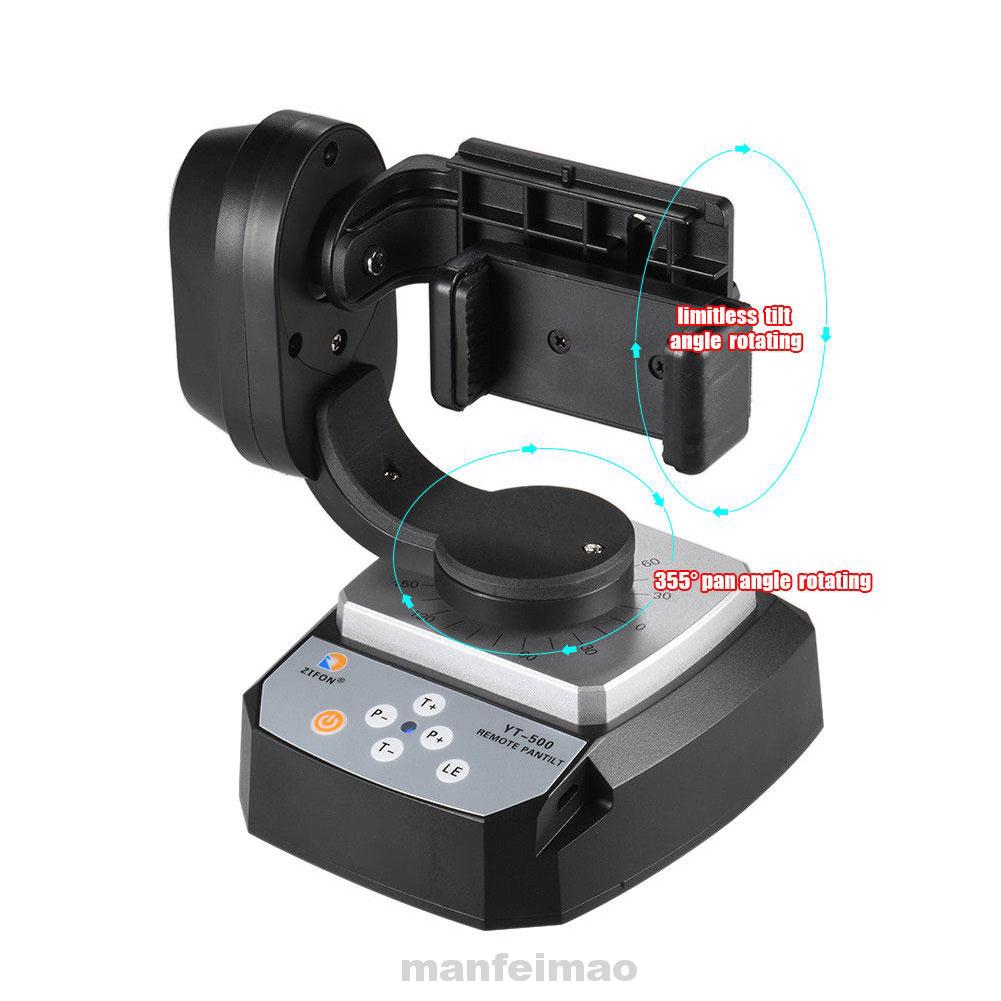 Video Tripod Head Remote Control Pan Tilt Rotatable Auto Stabilizer
