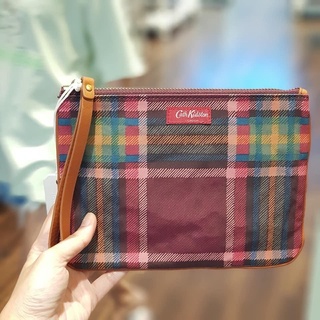 กระเป๋า ซิป ลายสก็อต Cath kidston💯 (1,490฿)