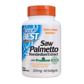 Doctors Best Best Saw Palmetto Standardized Extract 320 mg 60 Softgels