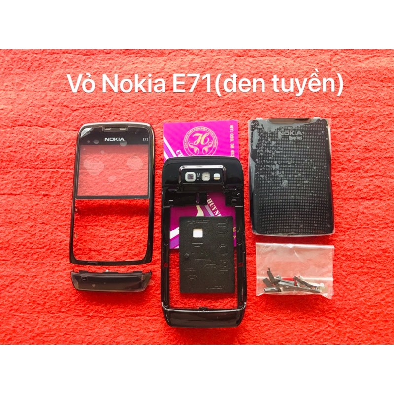 เคส Nokia E71 (สีดําแท้)
