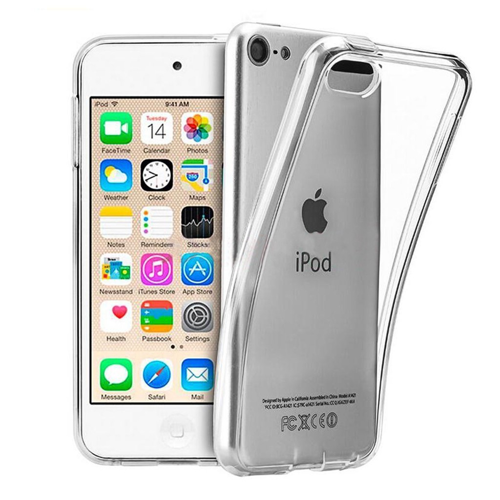 กันกระแทกคริสตัลใส TPU ฝาหลังสําหรับ iPod touch 5 5G 5th สําหรับ iPod touch 6 7 รุ่น + ฟิล์มกันรอยหน