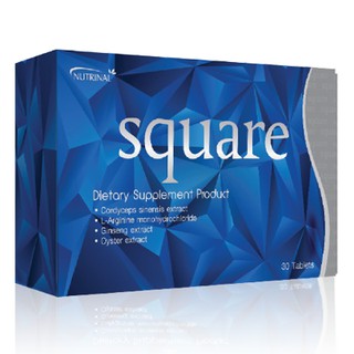 SQUARE ผลิตภัณฑ์เสริมอาหารสำหรับสุภาพบุรษ ช่วยเพิ่มระดับออกซิเจนในเลือด ขยายหลอดเลือด