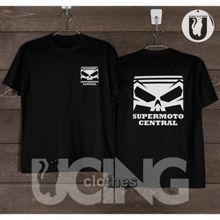 เสื้อยืด พิมพ์ลาย Supermoto Central สําหรับยานยนต์