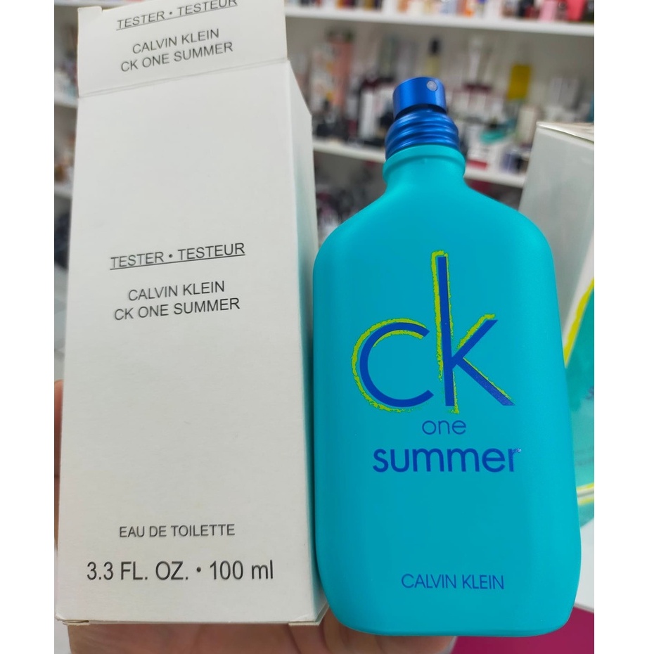 น้ำหอม ของแท้ 1,000,000% ซี เค วัน ซัมเมอร์ กล่องขาว ขวดเต็ม 100ml. Calvin Klein CK One Summer Limit