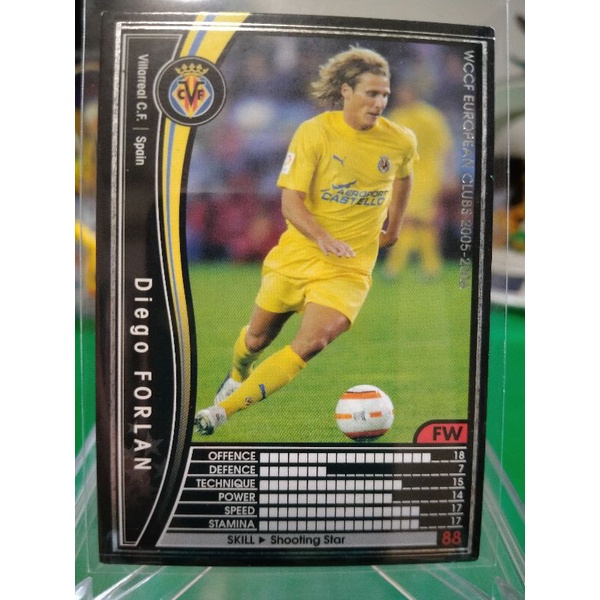 Panini WCCF 2005-06 Diego Forlan Villarreal SEGA No.333/336