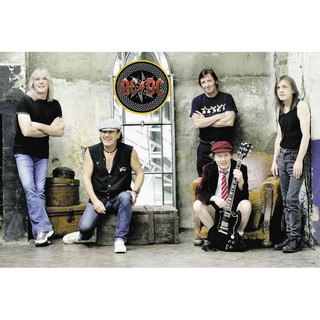 โปสเตอร์ วง ดนตรี AC/DC เอซี/ดีซี รูป ภาพ ติดผนัง สวยๆ poster 34.5 x 23.5 นิ้ว (88 x 60 ซม.โดยประมาณ)