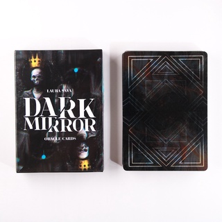 การ์ดกระจกเข้ม Oracle Cards Darkness แบบบางและส้น