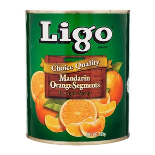 ลิโก้ส้มแมนดารินในน้ำเชื่อม 825กรัม Ligo Mandarin Orange in Syrup 825g.