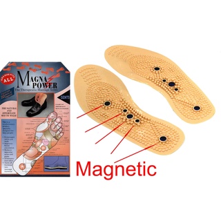 แผ่นรองรองเท้า นวดเท้าด้วยแม่เหล็ก แผ่นแม่เหล็กนวดเท้าบรรเทาอาการปวด รุ่น Magnetic Insoles-17Feb-J1