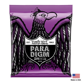 ERNIE BALL® P02020 สายกีตาร์ไฟฟ้า เบอร์ 11 ซีรี่ย์ Paradigm Power Slinky สายเคลือบ ของแท้ 100% ( .011 - .048) ** Made in