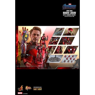 HOT TOYS MMS543D33 AVENGERS : ENDGAME-  IRON MAN MARK LXXXV (BATTLE DAMAGED VERSION)1/6TH SCALE COLLECTIBLE FIGURE