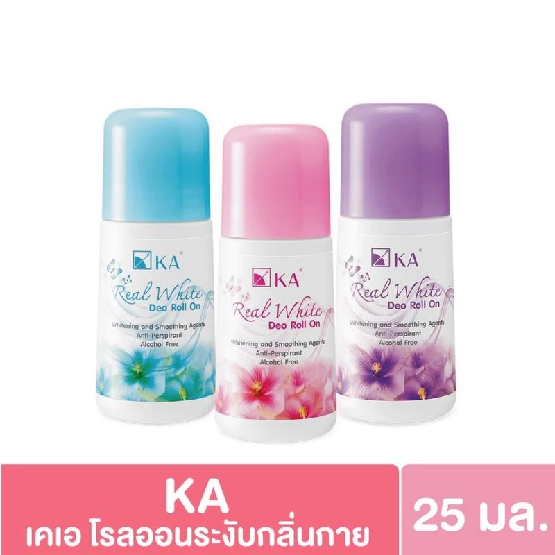 KA .เค.เอ. รีล ไวท์ ดีโอ โรลออน คละกลิ่น