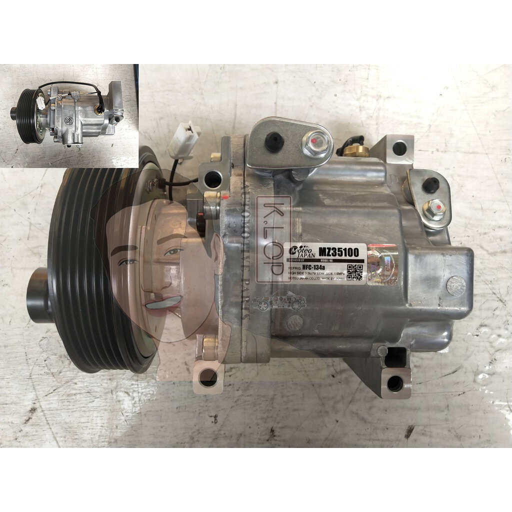 MZ35100 (คอมแอร์ ยี่ห้อMOTEO) MAZDA 3 1.6L (H12A1A) 2003-2009