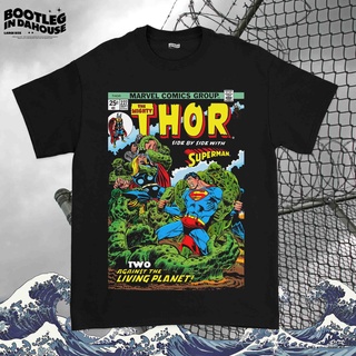 เสื้ เสื้อยืด พิมพ์ลายการ์ตูน THE MIGHTY THOR MARVELS THE MIGHTY THOR MARVELS COMIC VINTAGE สําหรับผู้ชายS-5XL