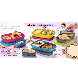 กล่องข้าว tupperwarebrands Foodie Buddies (คละสี)ความจุ 560 มล/ 120 มล.