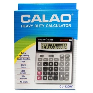 CALAO CL-1200V เครื่องคิดเลข หน้าจอ 12 หลัก เครื่องคิดเลขใหญ่ รุ่นใหม่ CALAO CL-1200V