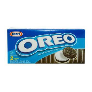 Nabisco Oreo Vanilla Cream Sandwich 274g  นาบิสโกโอรีโอวานิลลาครีมแซนวิช 274 กรัม