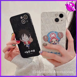 เคสโทรศัพท์มือถือซิลิโคน ทรงสี่เหลี่ยม ลายการ์ตูน Luffy Chopper ONE PIECE สําหรับ Xiaomi remi 9A 9C note 7 8 8pro 9 9pro 9s 9T NOTE10 NOTE10PRO Mi11 8 9 10 Mi POCO X3 NFC X3 PRO