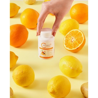 🍊🍊Boom Vit C บูม วิตามินซี จากธรรมชาติ🍊🍊 อุดมด้วยวิตามิน B1, B6, B12, D3 🌿🌿1 กระปุก บรรจุ 30 เม็ด