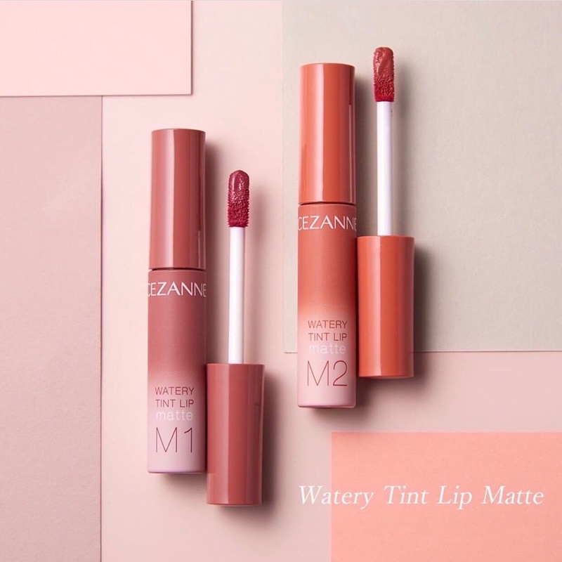 Cezanne watery lip tint matte ลิปทิ้นต์เนื้อแมต