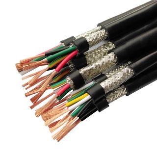 18AWG Shielded cable 26/24/22/20 AWG 100meters 2 3 4 5 6 7 8 10 core pure copper RVVP shielded wire control cable signal