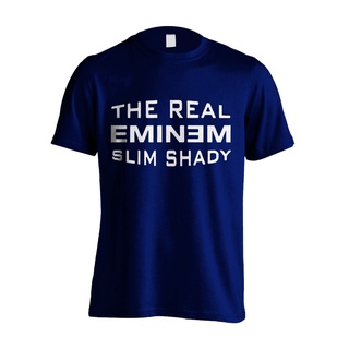 เสื้อยืดผ้าฝ้าย พิมพ์ลาย NGF32T65E The Real Eminem Slim Shady Pop Metal Concert สําหรับผู้ชาย O65YT669705สามารถปรับแต่งไ