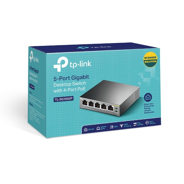 TP-Link TL-SG1005P (TL-SG1005P) 5G Desktop with 4G PoE+ 65W Switch - รูปที่ 4