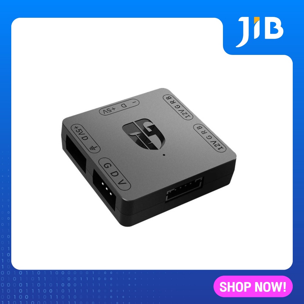 ✗✁FAN CASE CONTROLLER (อุปกรณ์ควบคุมพัดลมเคส) DEEPCOOL RGB CONVERTOR 5V TO 12V RGB HUB