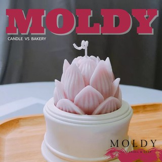 พิมพ์ดอกบัว เทียนหอมดอกบัว พร้อมส่ง Moldy