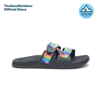 Chaco รองเท้าแตะ แค้มปิ้ง เดินป่า รุ่น CHILLOS SLIDE สี Dark Tie Dye  สำหรับ ผู้หญิง