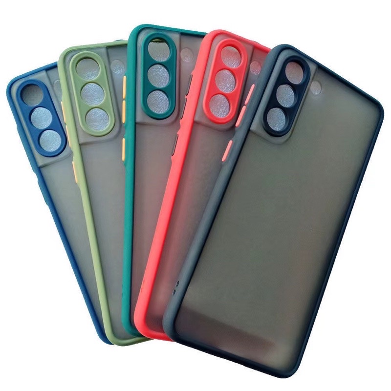 [ส่งจากประเทศไทย] ขอบสีผิวด้าน Case Samsung Galaxy S21 FE เคสกันกระแทก ขอบนิ่มหลังแข็ง เคสมือถือ สามารถป้องกันกล้อง